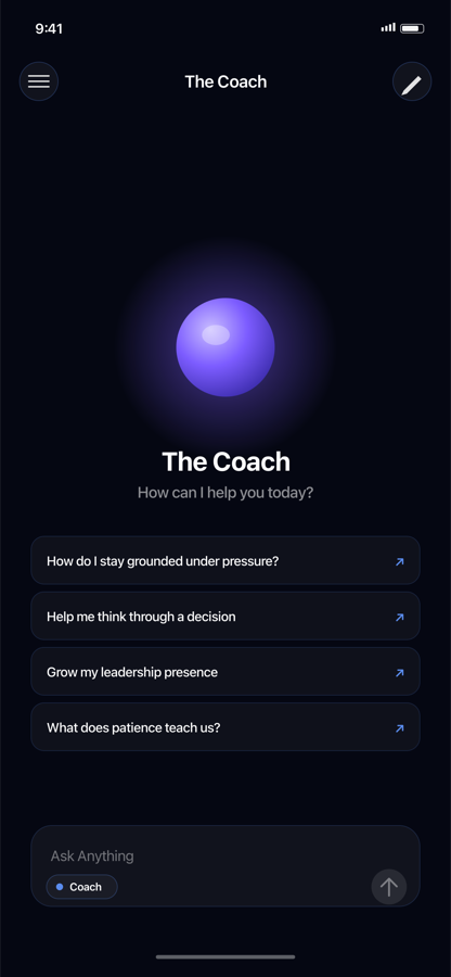 calm and corporate-friendly, no chatbot noise